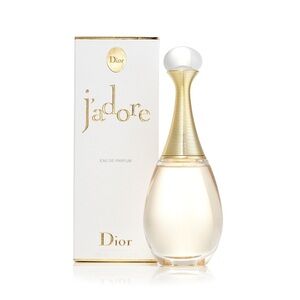 Dior J'adore Perfume - Elegant Gold and Cream